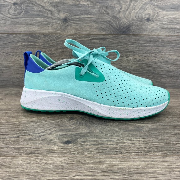 Native Other - Native Mercury Liteknit Sneaker Mens 8 Turquoise Blue Perforated Speckled Sole